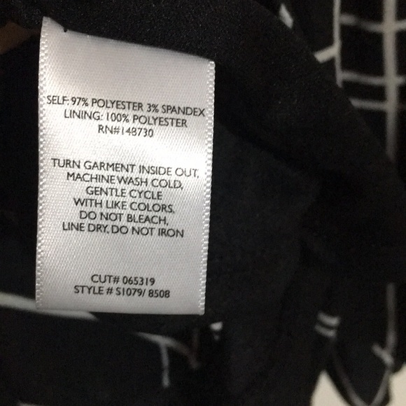 (NWT) Nicole Miller Dress with ruffle bottom - Picture 7 of 11